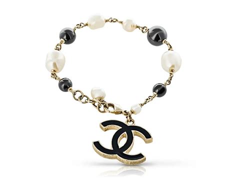 chanel pearl bracelet belt stone|Chanel coco bracelet price.